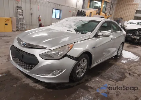 2012 Hyundai Sonata Hybrid z USA, uszkodzony, nr VIN KMHEC4A49CA033546